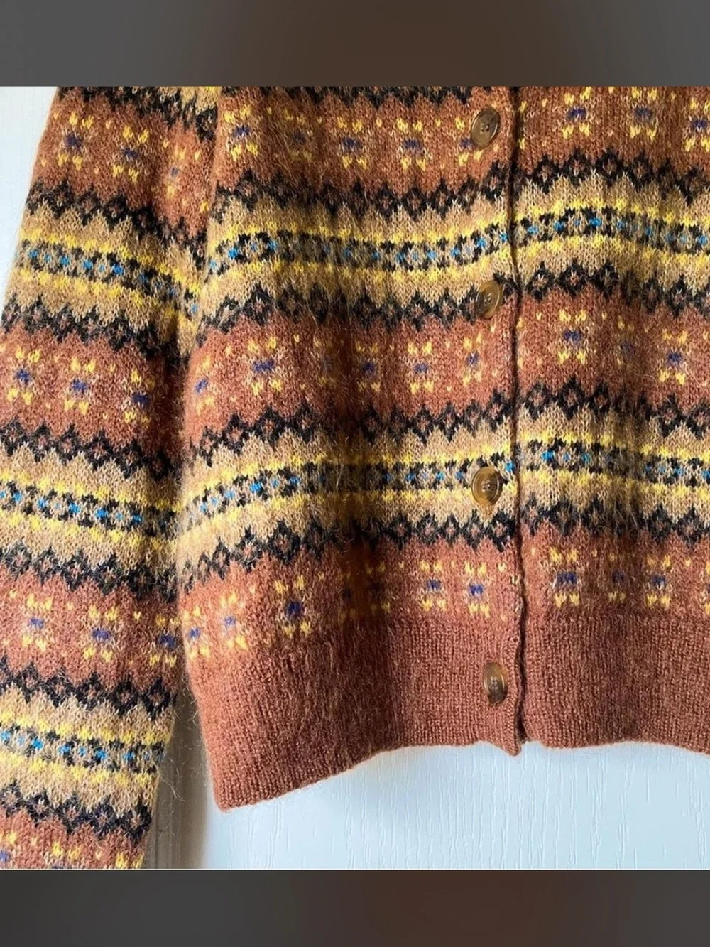 New! Dôen Natia Cardigan Galway Fair
Isle Size Small - Picture 6 of 8